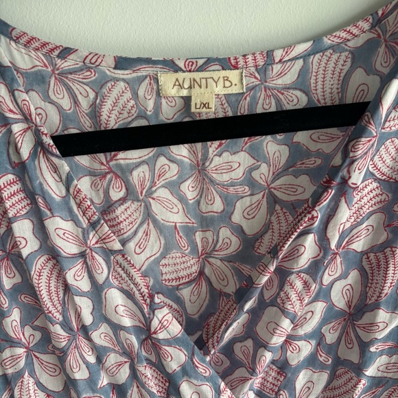 Aunty B. Farrah Dress in Fog Made in India size L/XL - Picture 5 of 9